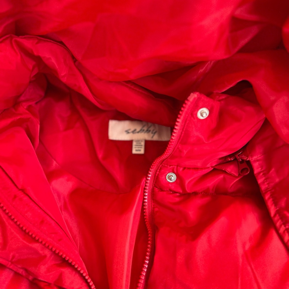 Sebby Red Puffer Jacket - Picture 2 of 2